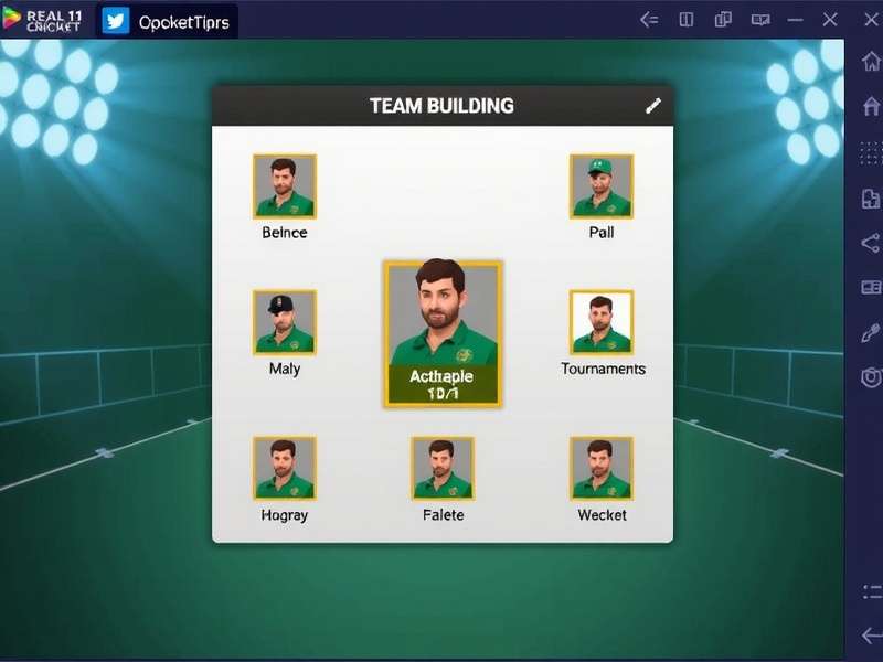Real11 Cricket Crusaders User Interface