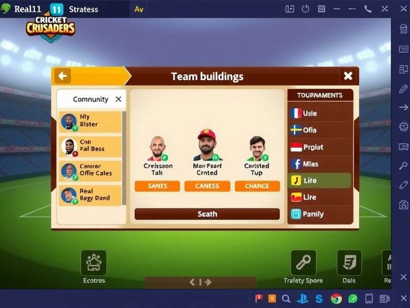 Real11 Cricket Crusaders Gameplay Screenshot